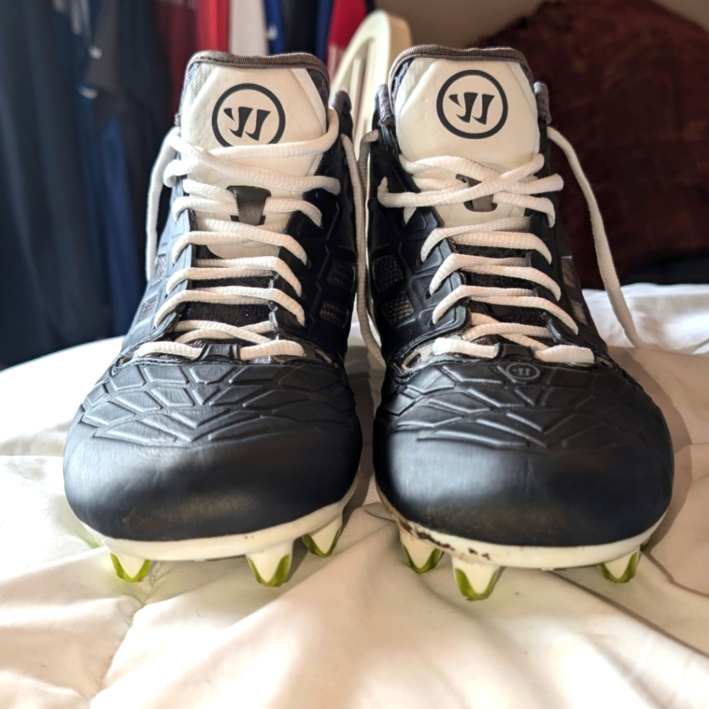 Warrior Burn 8.0 cleats - size 13